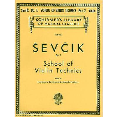 9781458426765 - School of violin technics 2