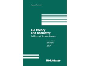 9781461266853 - Lie Theory and Geometry Kartoniert (TB)