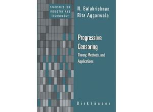 9781461270997 - Statistics for Industry and Technology   Progressive Censoring - N Balakrishnan Rita Aggarwala Kartoniert (TB)