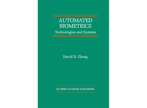 9781461370383 - Automated Biometrics - David D Zhang Kartoniert (TB)