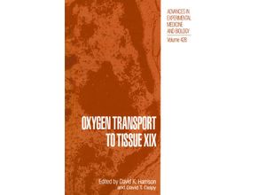 9781461374657 - Oxygen Transport to Tissue XIX Kartoniert (TB)