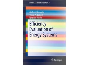 9781461422419 - SpringerBriefs in Energy   Efficiency Evaluation of Energy Systems - Mehmet Kanoglu Yunus A Çengel Ibrahim Dinçer Kartoniert (TB)