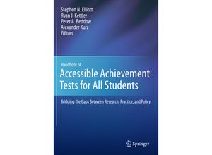 9781461432180 - Handbook of Accessible Achievement Tests for All Students Kartoniert (TB)