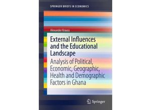 9781461449355 - External Influences and the Educational Landscape - Alexander Krauß Kartoniert (TB)