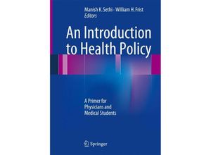 9781461477341 - An Introduction to Health Policy Kartoniert (TB)