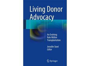 9781461491422 - Living Donor Advocacy Kartoniert (TB)