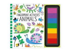 9781474914338 - Fingerprint Activities Animals - Fiona Watt Gebunden