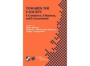 9781475775310 - Towards the E-Society Kartoniert (TB)