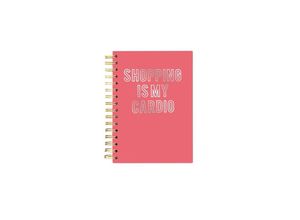 9781477044872 - Hardcover-Notizbuch mit Ringbuchbindung - Hard Bound Journal Shopping is my Cardio - Hardcover-Notizbuch mit stabiler Ringbindung Shoppen ist mein A