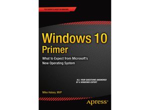 9781484210475 - Windows 10 Primer - Mike Halsey Kartoniert (TB)