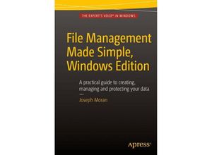 9781484210833 - File Management Made Simple Windows Edition - Joseph Moran Kartoniert (TB)