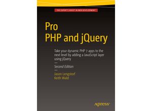 9781484212318 - Pro PHP and jQuery - Keith Wald Jason Lengstorf Kartoniert (TB)