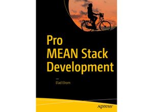 9781484220436 - Pro MEAN Stack Development - Elad Elrom Kartoniert (TB)