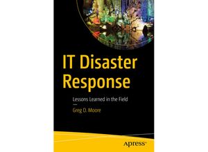 9781484221839 - IT Disaster Response - Greg D Moore Kartoniert (TB)