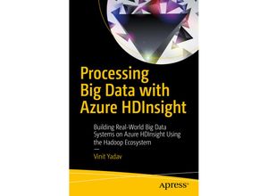 9781484228685 - Processing Big Data with Azure HDInsight - Vinit Yadav Kartoniert (TB)