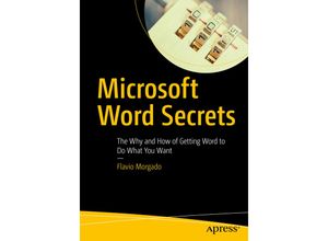 9781484230770 - Microsoft Word Secrets - Flavio Morgado Kartoniert (TB)