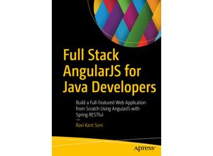 9781484231975 - Full Stack AngularJS for Java Developers - Ravi Kant Soni Kartoniert (TB)