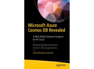 9781484233504 - Microsoft Azure Cosmos DB Revealed - José Rolando Guay Paz Kartoniert (TB)