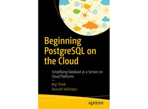 9781484234464 - Beginning PostgreSQL on the Cloud - Baji Shaik Avinash Vallarapu Kartoniert (TB)