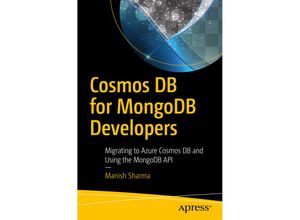 9781484236819 - Cosmos DB for MongoDB Developers - Manish Sharma Kartoniert (TB)