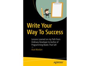 9781484239698 - Write Your Way To Success - Azat Mardan Kartoniert (TB)