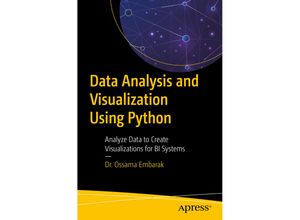 9781484241080 - Data Analysis and Visualization Using Python - Ossama Embarak Kartoniert (TB)