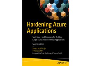 9781484241875 - Hardening Azure Applications - Suren Machiraju Suraj Gaurav Kartoniert (TB)