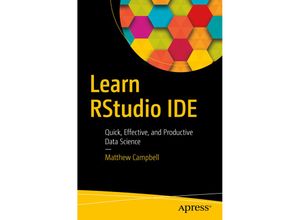 9781484245101 - Learn RStudio IDE - Matthew Campbell Kartoniert (TB)