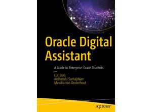 9781484254219 - Oracle Digital Assistant - Luc Bors Ardhendu Samajdwer Mascha van Oosterhout Kartoniert (TB)