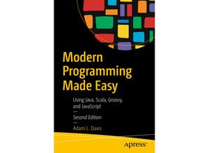 9781484255681 - Modern Programming Made Easy - Adam L Davis Kartoniert (TB)