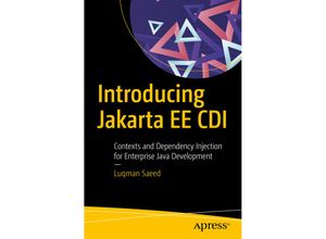 9781484256411 - Introducing Jakarta EE CDI - Luqman Saeed Kartoniert (TB)