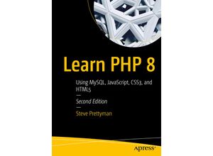 9781484262399 - Learn PHP 8 - Steve Prettyman Kartoniert (TB)