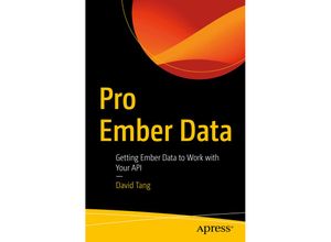 9781484265604 - Pro Ember Data - David Tang Kartoniert (TB)