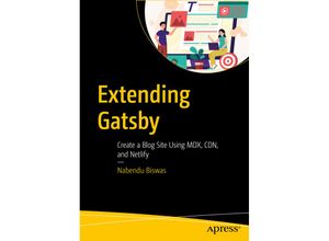 9781484268544 - Extending Gatsby - Nabendu Biswas Kartoniert (TB)