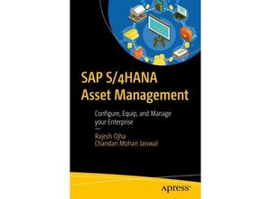 9781484298695 - SAP S 4HANA Asset Management - Rajesh Ojha Chandan Mohan Jaiswal Kartoniert (TB)