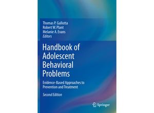 9781489976741 - Handbook of Adolescent Behavioral Problems Kartoniert (TB)