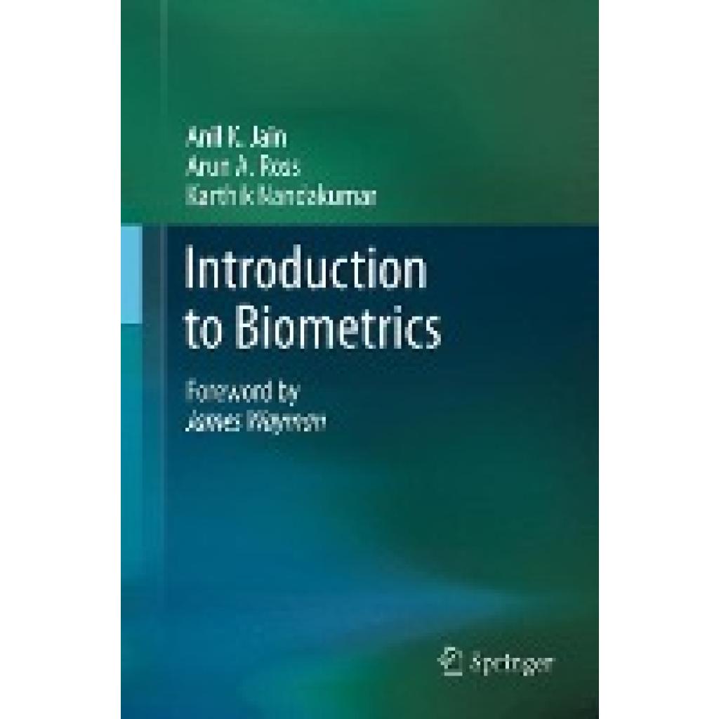 9781489985439 - Jain Anil K Introduction to Biometrics