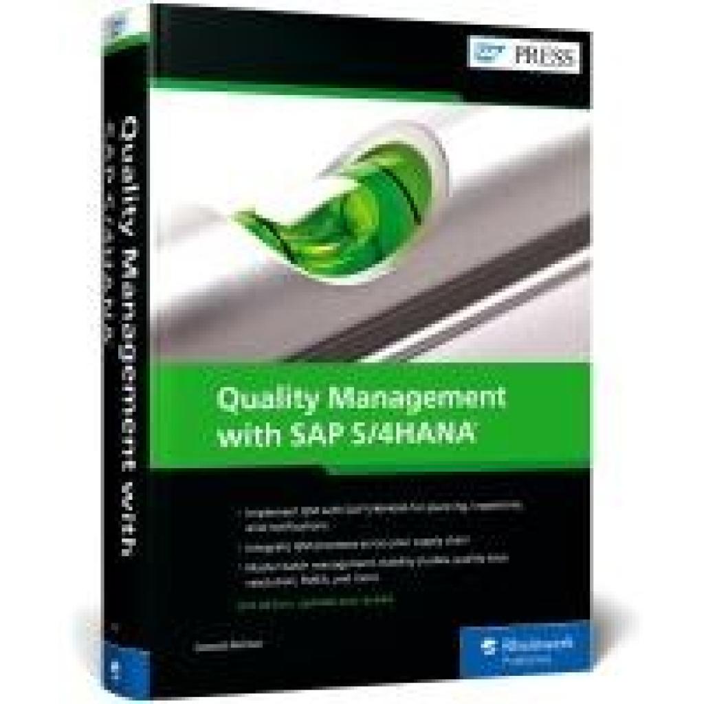 9781493226320 - Akhtar Jawad Quality Management with SAP S 4HANA