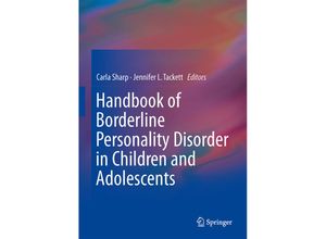 9781493905904 - Handbook of Borderline Personality Disorder in Children and Adolescents Gebunden