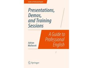 9781493906437 - Guides to Professional English   Presentations Demos and Training Sessions - Adrian Wallwork Kartoniert (TB)