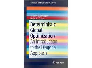 9781493971978 - SpringerBriefs in Optimization   Deterministic Global Optimization - Yaroslav D Sergeyev Dmitri E Kvasov Kartoniert (TB)