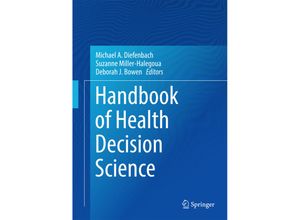 9781493974399 - Handbook of Health Decision Science Kartoniert (TB)