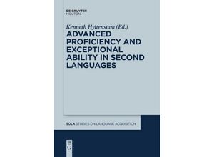 9781501516979 - Advanced Proficiency and Exceptional Ability in Second Languages Kartoniert (TB)