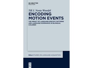 9781501521416 - Encoding Motion Events - Till Woerfel Kartoniert (TB)