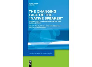 9781501521485 - The Changing Face of the Native Speaker Kartoniert (TB)