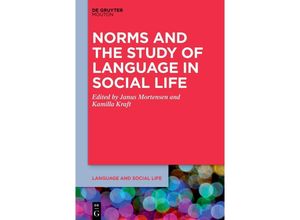 9781501522048 - Norms and the Study of Language in Social Life Kartoniert (TB)