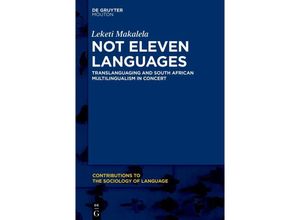 9781501523083 - Not Eleven Languages - Leketi Makalela Kartoniert (TB)