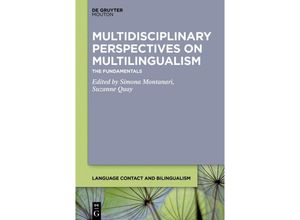 9781501525384 - Multidisciplinary Perspectives on Multilingualism Kartoniert (TB)