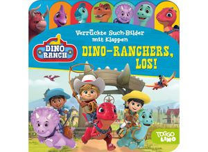 9781503770218 - Dino Ranch - Verrückte Such-Bilder mit Klappen - Dino-Ranchers los! - Pappbilderbuch mit 17 Klappen - Wimmelbuch für Kinder ab 18 Monaten - Phoenix International Publications Germany GmbH Gebunden