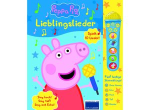 9781503772076 - Peppa Pig - Lieblingslieder - Mikrofonbuch - Pappbilderbuch mit abnehmbarem Mikrofon mit 5 lustigen Stimmklängen und 10 Melodien - Peppa Wutz Gebunden